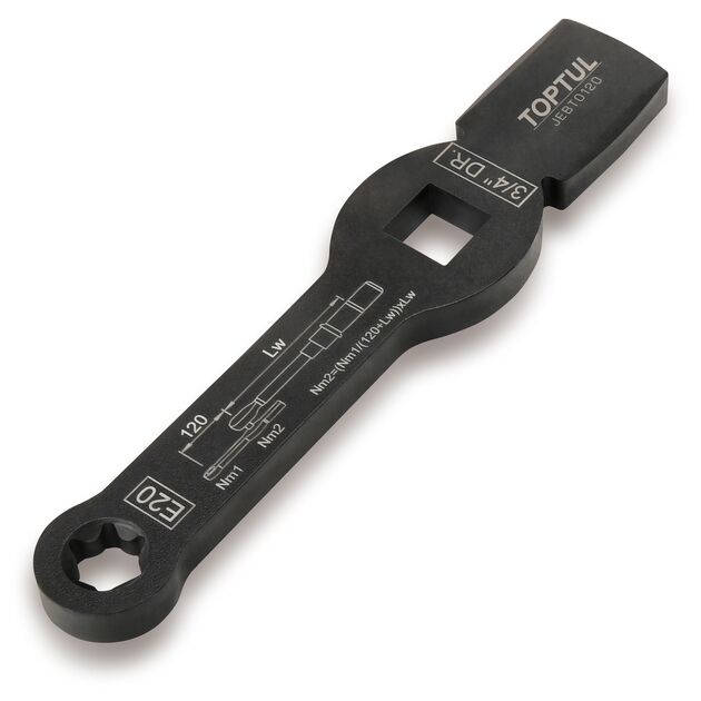 Ключ ударный 3/4" E20 для тормозного суппорта MAN TGL, TGM  TOPTUL JEBT0120, фото  | SNABZHENIE.com.ua