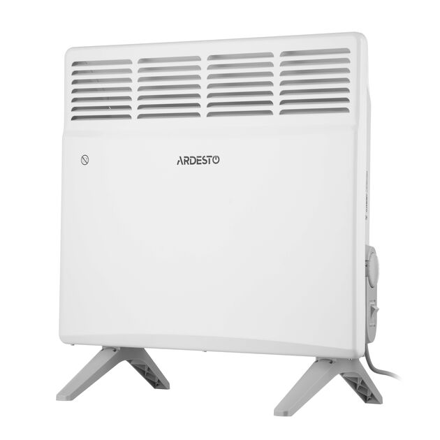 Конвектор ARDESTO, 10м2, 1000Вт, мех. упр-ння, відкритий нагрів. елемент, білий, фото , изображение 2 | SNABZHENIE.com.ua Конвектор ARDESTO, 10м2, 1000Вт, мех. упр-ння, відкритий нагрів. елемент, білий, фото , изображение 2 | SNABZHENIE.com.ua