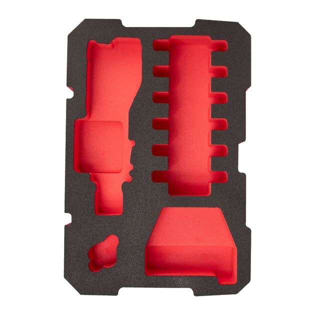 Ложемент для ящиков c полками PACKOUT MILWAUKEE для M12 HPT, кольцевых прес-клещей, ЗУ и 1аккум., фото  | SNABZHENIE.com.ua