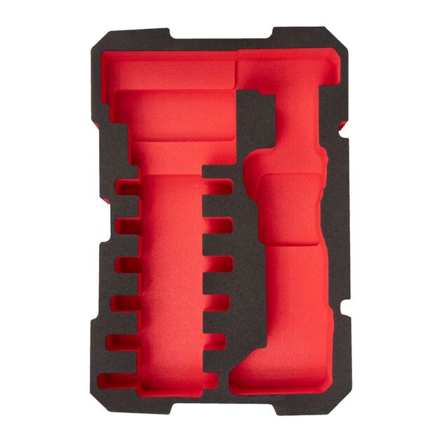 Ложемент для ящиков c полками PACKOUT MILWAUKEE для M18 BLHPT/ONEBLHPT,кольцевых прес-клещей,ЗУ,1ак., фото  | SNABZHENIE.com.ua