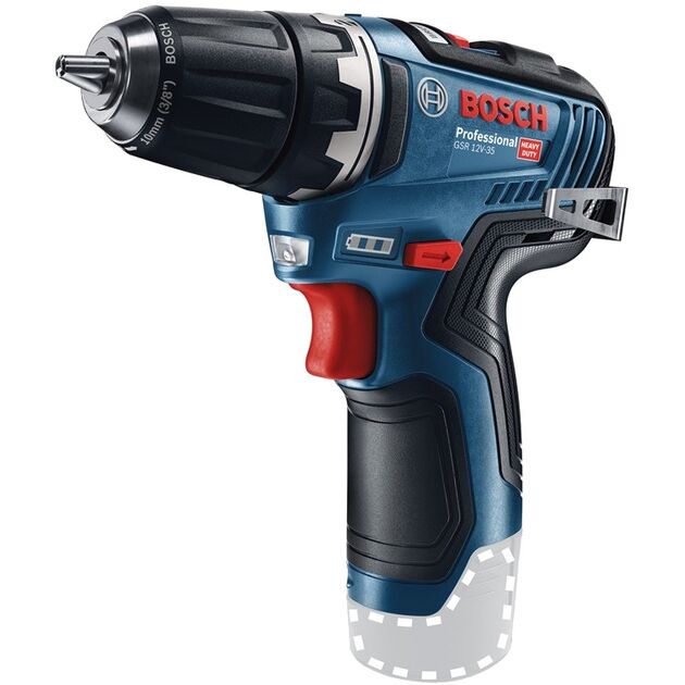 Шурупокрут-дриль акумуляторний Bosch Professional GSR 12V-35 12В 20·35Нм 460·1750об/хв 0.75кг без АКБ та ЗП, фото , зображення 2 | SNABZHENIE.com.ua Шурупокрут-дриль акумуляторний Bosch Professional GSR 12V-35 12В 20·35Нм 460·1750об/хв 0.75кг без АКБ та ЗП, фото , зображення 2 | SNABZHENIE.com.ua