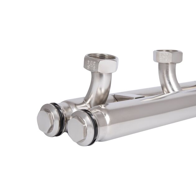 Коллектор распределительный Thermo Alliance Forte Quick System для 5 насосных групп 1 1/4"x1, нерж. сталь SUS 304 TAF-QSK5, фото , изображение 4 | SNABZHENIE.com.ua Коллектор распределительный Thermo Alliance Forte Quick System для 5 насосных групп 1 1/4"x1, нерж. сталь SUS 304 TAF-QSK5, фото , изображение 4 | SNABZHENIE.com.ua