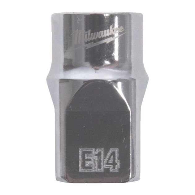 Головка торцевая хромированная TORX Е-стандарт ⅜″ MILWAUKEE, E14, фото  | SNABZHENIE.com.ua Головка торцевая хромированная TORX Е-стандарт ⅜″ MILWAUKEE, E14, фото  | SNABZHENIE.com.ua