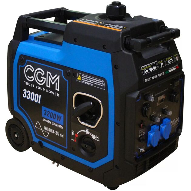 Генератор бензиновий інверторний EnerSol CGM_3300I 230В 3.2/3.5кВт ручний стартер 32.5кг, фото  | SNABZHENIE.com.ua Генератор бензиновий інверторний EnerSol CGM_3300I 230В 3.2/3.5кВт ручний стартер 32.5кг, фото  | SNABZHENIE.com.ua