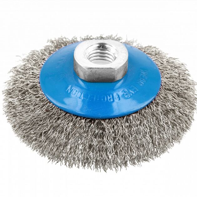 HOEGERT Щетка коническая, проволока из нержавеющей стали, фото  | SNABZHENIE.com.ua