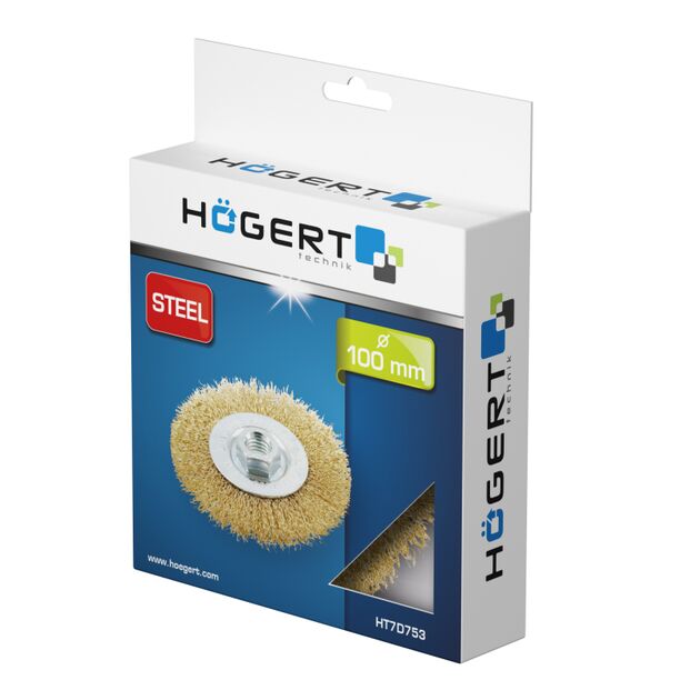 HOEGERT Щетка плоская, латунная проволока, фото  | SNABZHENIE.com.ua