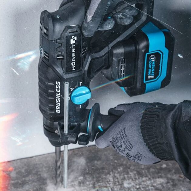 HOEGERT Аккумуляторный бесщеточный перфоратор, фото , изображение 2 | SNABZHENIE.com.ua HOEGERT Аккумуляторный бесщеточный перфоратор, фото , изображение 2 | SNABZHENIE.com.ua