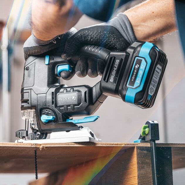 HOEGERT Аккумуляторный бесщеточный лобзик 18В, фото , изображение 3 | SNABZHENIE.com.ua HOEGERT Аккумуляторный бесщеточный лобзик 18В, фото , изображение 3 | SNABZHENIE.com.ua