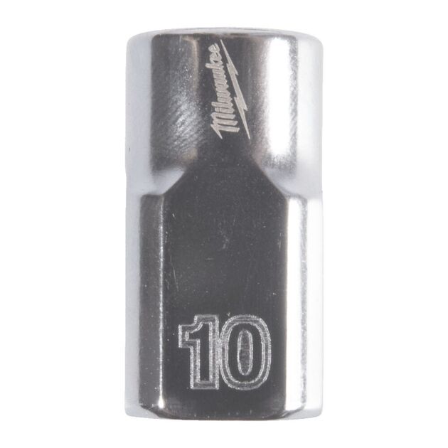 Головка торцевая хромированная  ⅜″ MILWAUKEE, (звезда 12 гранн.), 10мм, фото  | SNABZHENIE.com.ua