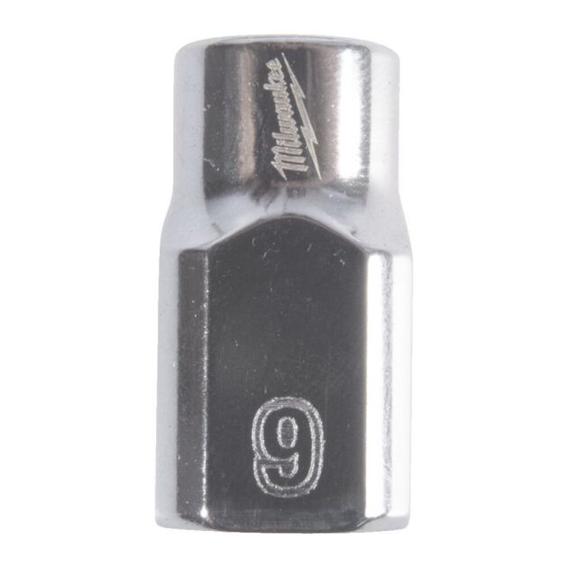 Головка торцевая хромированная  ⅜″ MILWAUKEE, (звезда 12 гранн.), 9мм, фото  | SNABZHENIE.com.ua