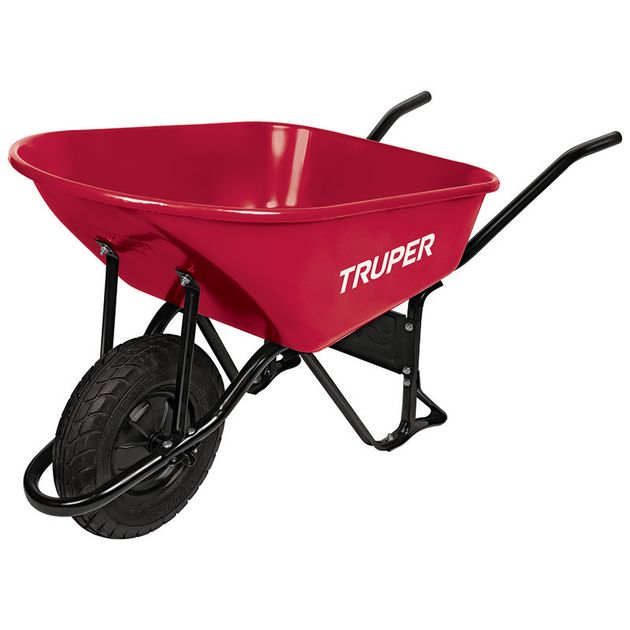 Строительная тачка TRUPER с полиуретановым колесом, 100 л., фото  | SNABZHENIE.com.ua