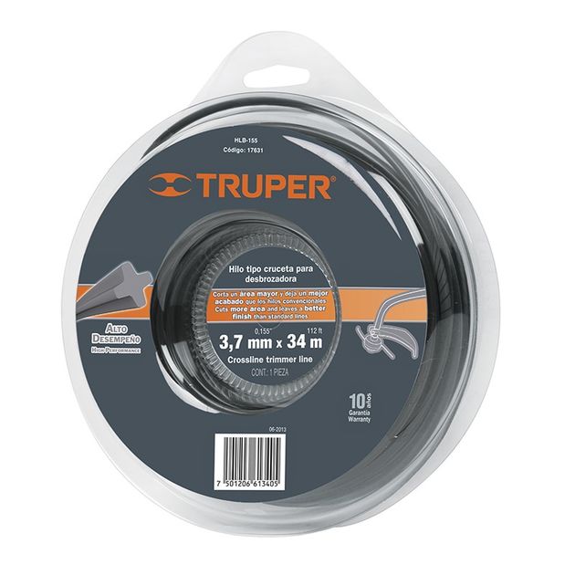 Струна для триммера TRUPER 3,7 мм, 34 м (кассета HLB-155), фото  | SNABZHENIE.com.ua