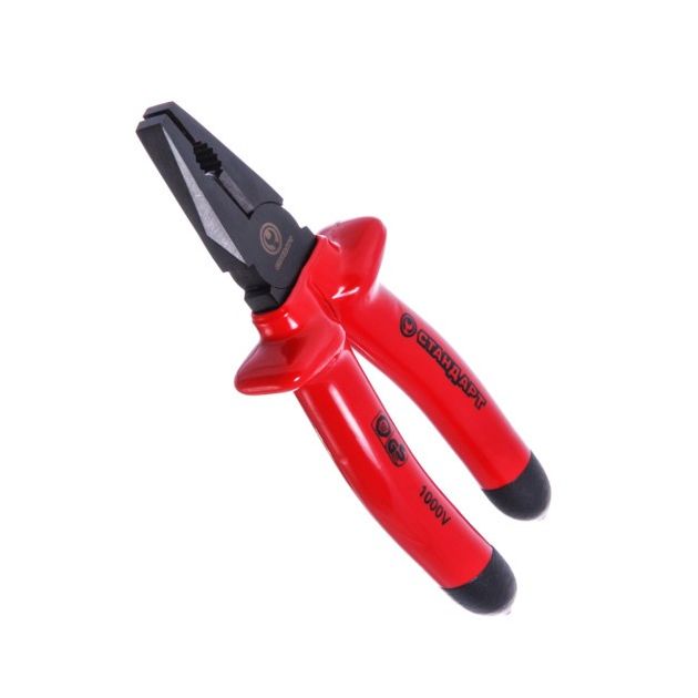 Плоскогубцы 8" изолированные ручки 1000 В СТАНДАРТ (IPL0108), фото  | SNABZHENIE.com.ua