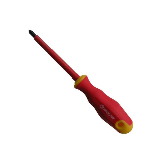 Изолированная отвертка крестовая PH2 x 100 мм (1000V) СТАНДАРТ, фото  | SNABZHENIE.com.ua