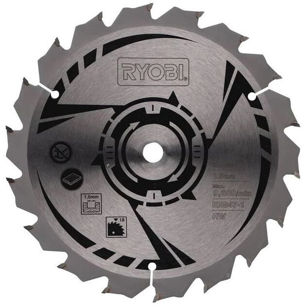 Диск пиляльний Ryobi SB254T24A1 150х10-18T, фото , зображення 2 | SNABZHENIE.com.ua Диск пиляльний Ryobi SB254T24A1 150х10-18T, фото , зображення 2 | SNABZHENIE.com.ua