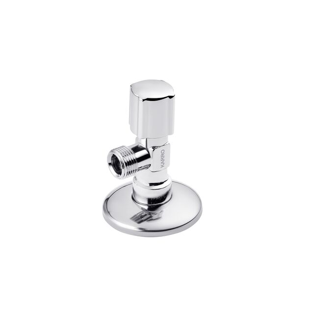 Кран приборный для подключения Karro 1/2" х 3/8" KR-3019, фото  | SNABZHENIE.com.ua