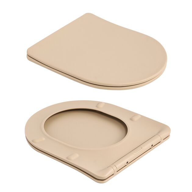 Унитаз подвесной Robin Ultra Quiet 490×365×325 мм, Beige, с сиденьем Slim Duroplast / Soft-close / Quick Release QT13332381АSSB Qtap, фото , изображение 8 | SNABZHENIE.com.ua Унитаз подвесной Robin Ultra Quiet 490×365×325 мм, Beige, с сиденьем Slim Duroplast / Soft-close / Quick Release QT13332381АSSB Qtap, фото , изображение 8 | SNABZHENIE.com.ua