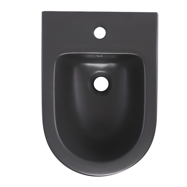 Биде подвесное Qtap Robin 515x370x350 мм, Anthracite QT13551381GAN, фото , изображение 7 | SNABZHENIE.com.ua Биде подвесное Qtap Robin 515x370x350 мм, Anthracite QT13551381GAN, фото , изображение 7 | SNABZHENIE.com.ua