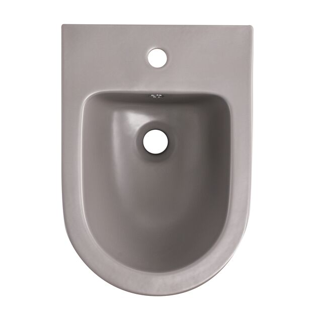 Биде подвесное Qtap Robin 515x370x350 мм, Stone grey QT13551381GSG, фото , зображення 7 | SNABZHENIE.com.ua Биде подвесное Qtap Robin 515x370x350 мм, Stone grey QT13551381GSG, фото , зображення 7 | SNABZHENIE.com.ua