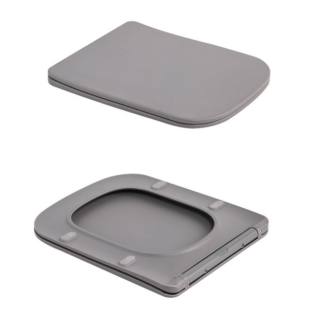 Унитаз подвесной Tern Ultra Quiet 490×365×325 мм, Stone Grey, с сиденьем Slim Duroplast / Soft-close / Quick Release QT17332303ASSG Qtap, фото , зображення 8 | SNABZHENIE.com.ua Унитаз подвесной Tern Ultra Quiet 490×365×325 мм, Stone Grey, с сиденьем Slim Duroplast / Soft-close / Quick Release QT17332303ASSG Qtap, фото , зображення 8 | SNABZHENIE.com.ua