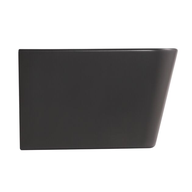 Биде подвесное Qtap Tern 520x350x330 мм, Anthracite QT17551303GAN, фото , изображение 4 | SNABZHENIE.com.ua Биде подвесное Qtap Tern 520x350x330 мм, Anthracite QT17551303GAN, фото , изображение 4 | SNABZHENIE.com.ua