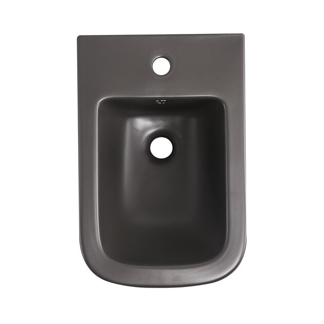 Биде подвесное Qtap Tern 520x350x330 мм, Anthracite QT17551303GAN, фото , изображение 7 | SNABZHENIE.com.ua Биде подвесное Qtap Tern 520x350x330 мм, Anthracite QT17551303GAN, фото , изображение 7 | SNABZHENIE.com.ua