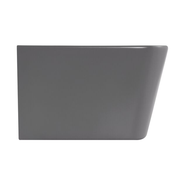 Биде подвесное Qtap Tern 520x350x330 мм, Stone grey QT17551303GSG, фото , изображение 4 | SNABZHENIE.com.ua Биде подвесное Qtap Tern 520x350x330 мм, Stone grey QT17551303GSG, фото , изображение 4 | SNABZHENIE.com.ua