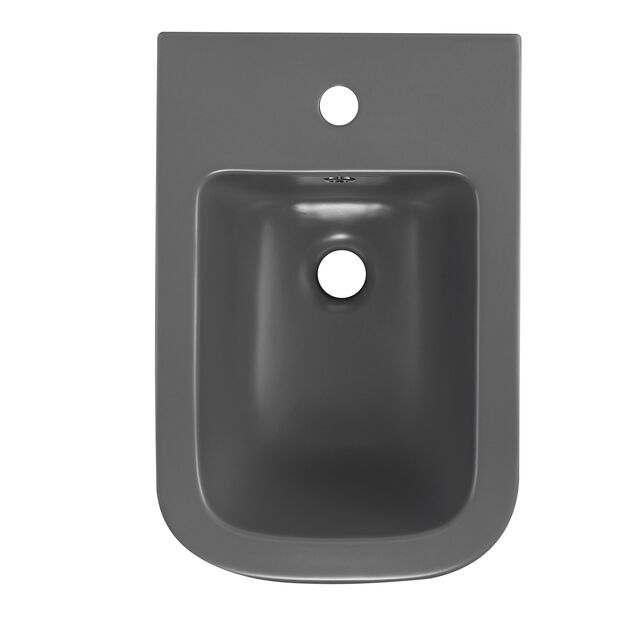 Биде подвесное Qtap Tern 520x350x330 мм, Stone grey QT17551303GSG, фото , изображение 7 | SNABZHENIE.com.ua Биде подвесное Qtap Tern 520x350x330 мм, Stone grey QT17551303GSG, фото , изображение 7 | SNABZHENIE.com.ua