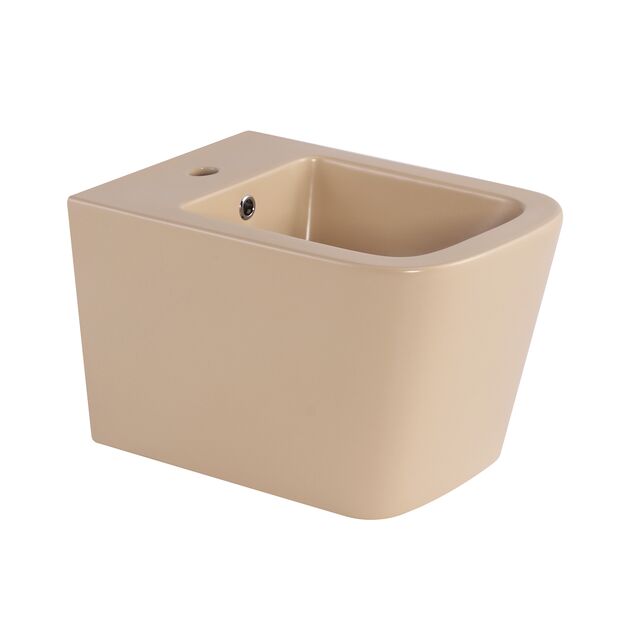 Биде подвесное Qtap Tern 520x350x330 мм, Beige QT17551303GSB, фото  | SNABZHENIE.com.ua Биде подвесное Qtap Tern 520x350x330 мм, Beige QT17551303GSB, фото  | SNABZHENIE.com.ua