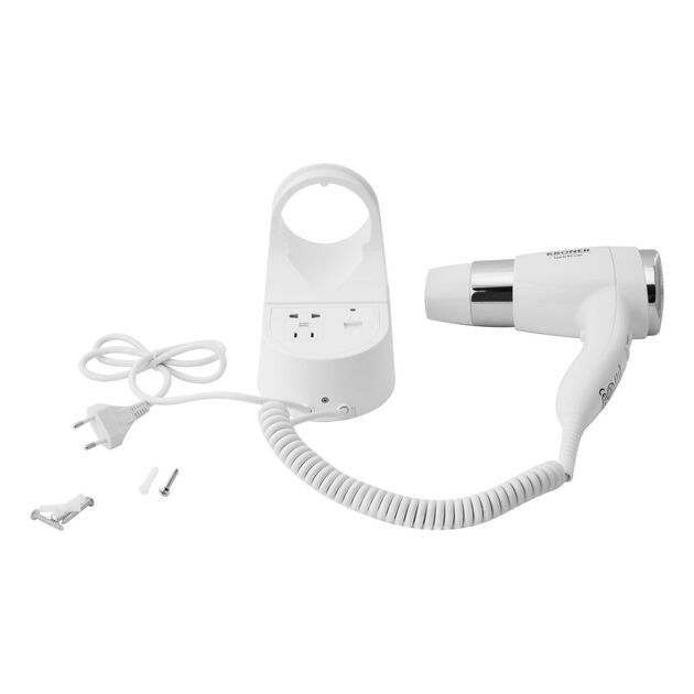 Настенный фен 1300W Kroner KRM UlM - ACP0900, фото , изображение 3 | SNABZHENIE.com.ua Настенный фен 1300W Kroner KRM UlM - ACP0900, фото , изображение 3 | SNABZHENIE.com.ua