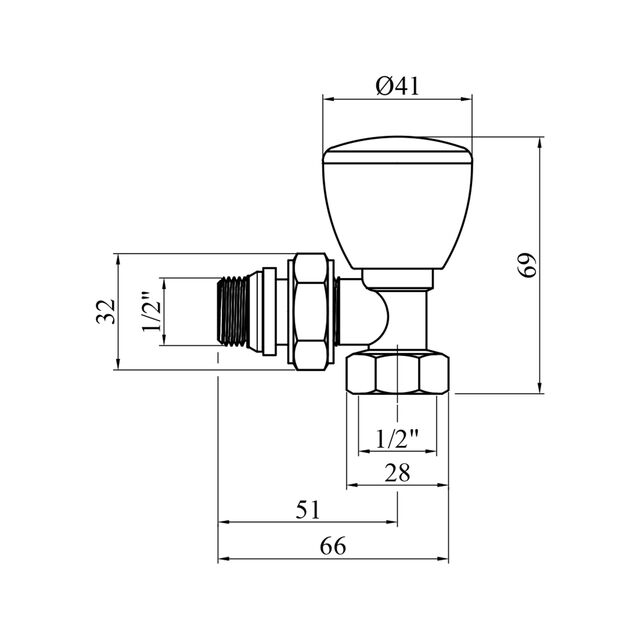 Кран радіаторний верхній кутовий Karro Super 1/2 ВН нікельований KR-319, фото , зображення 2 | SNABZHENIE.com.ua Кран радіаторний верхній кутовий Karro Super 1/2 ВН нікельований KR-319, фото , зображення 2 | SNABZHENIE.com.ua