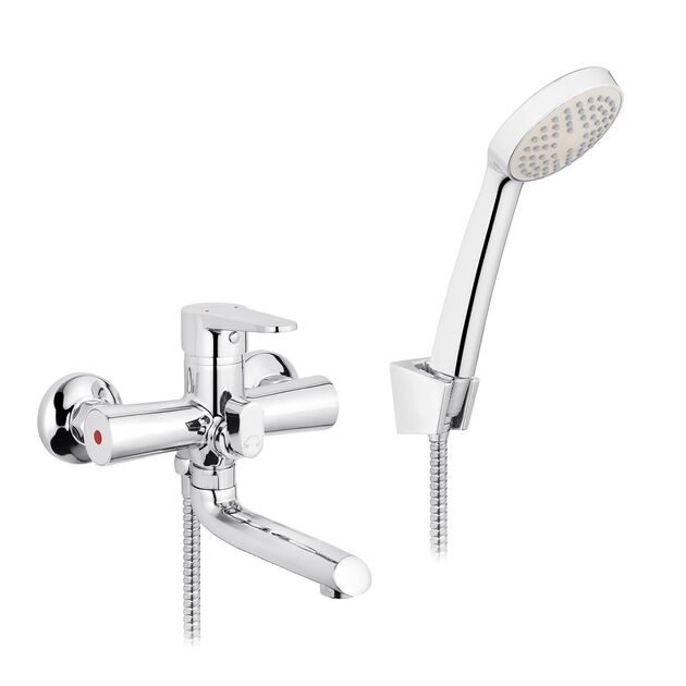 Змішувач для ванни Kroner KRM Elbe - C060, фото  | SNABZHENIE.com.ua