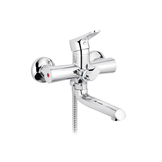 Змішувач для ванни Kroner KRM Elbe - C060, фото , зображення 3 | SNABZHENIE.com.ua