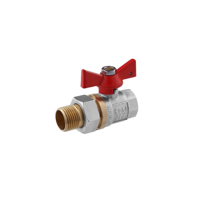 Кран-американка STA Premium 1/2 ВН PN40 бабочка, нікельований, фото  | SNABZHENIE.com.ua Кран-американка STA Premium 1/2 ВН PN40 бабочка, нікельований, фото  | SNABZHENIE.com.ua