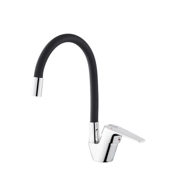 Змішувач для кухні Kroner KRM Odra - C032BLK, фото , зображення 4 | SNABZHENIE.com.ua Змішувач для кухні Kroner KRM Odra - C032BLK, фото , зображення 4 | SNABZHENIE.com.ua