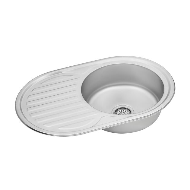 Кухонна мийка Kroner KRP Dekor - 7750 (0,6 мм), фото , зображення 3 | SNABZHENIE.com.ua Кухонна мийка Kroner KRP Dekor - 7750 (0,6 мм), фото , зображення 3 | SNABZHENIE.com.ua