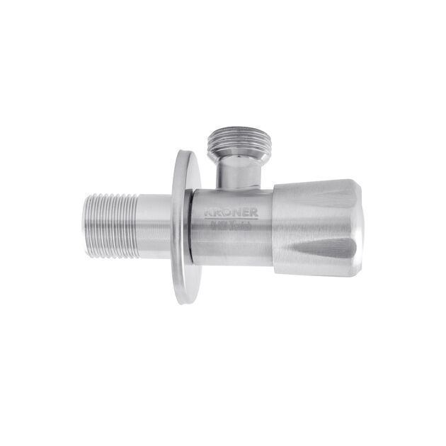 Кран приборный Kroner KRP Edelstahl Klassisch 1/2" НН, фото , изображение 3 | SNABZHENIE.com.ua