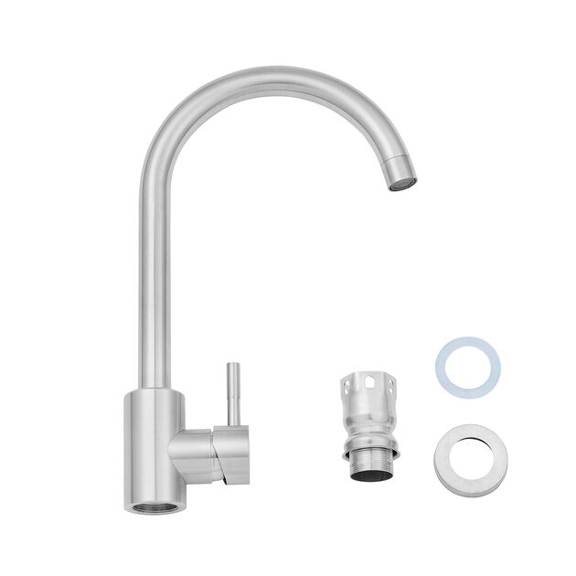 Змішувач для кухні Agua Acero - INOX035, фото , зображення 9 | SNABZHENIE.com.ua Змішувач для кухні Agua Acero - INOX035, фото , зображення 9 | SNABZHENIE.com.ua
