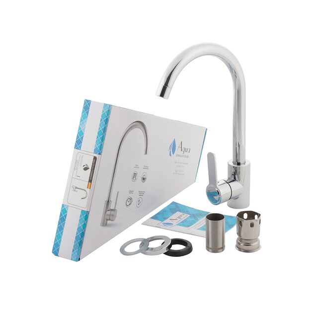Смеситель для кухни Agua Acero INOX035CR, фото , изображение 10 | SNABZHENIE.com.ua Смеситель для кухни Agua Acero INOX035CR, фото , изображение 10 | SNABZHENIE.com.ua