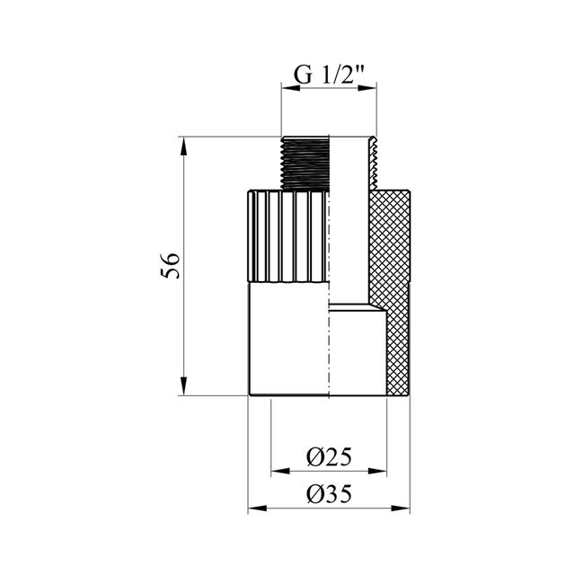 Муфта PPR Rozma 25х1/2 РН, фото , изображение 2 | SNABZHENIE.com.ua Муфта PPR Rozma 25х1/2 РН, фото , изображение 2 | SNABZHENIE.com.ua