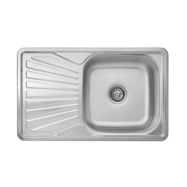 Кухонна мийка Kroner KRP Dekor - 7848 (0,8 мм), фото  | SNABZHENIE.com.ua Кухонна мийка Kroner KRP Dekor - 7848 (0,8 мм), фото  | SNABZHENIE.com.ua