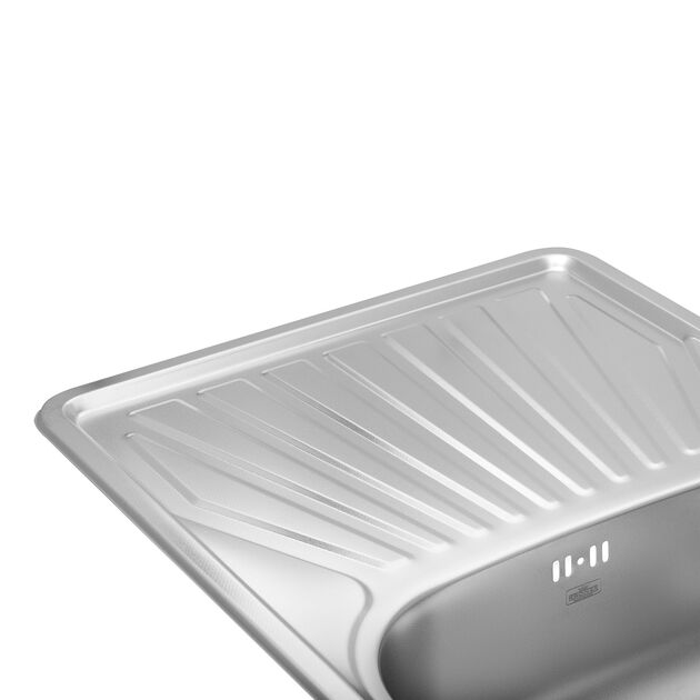 Кухонна мийка Kroner KRP Dekor - 7848 (0,8 мм), фото , зображення 5 | SNABZHENIE.com.ua Кухонна мийка Kroner KRP Dekor - 7848 (0,8 мм), фото , зображення 5 | SNABZHENIE.com.ua