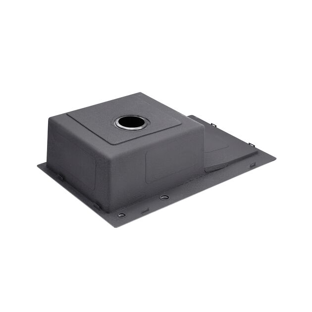 Кухонна мийка Kroner KRP Schwarze - 7849LHM PVD (3,0/1,0 мм), фото , зображення 5 | SNABZHENIE.com.ua Кухонна мийка Kroner KRP Schwarze - 7849LHM PVD (3,0/1,0 мм), фото , зображення 5 | SNABZHENIE.com.ua