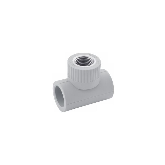 Тройник PPR Rozma 25x1/2 дюйма для трубопровода, фото  | SNABZHENIE.com.ua Тройник PPR Rozma 25x1/2 дюйма для трубопровода, фото  | SNABZHENIE.com.ua