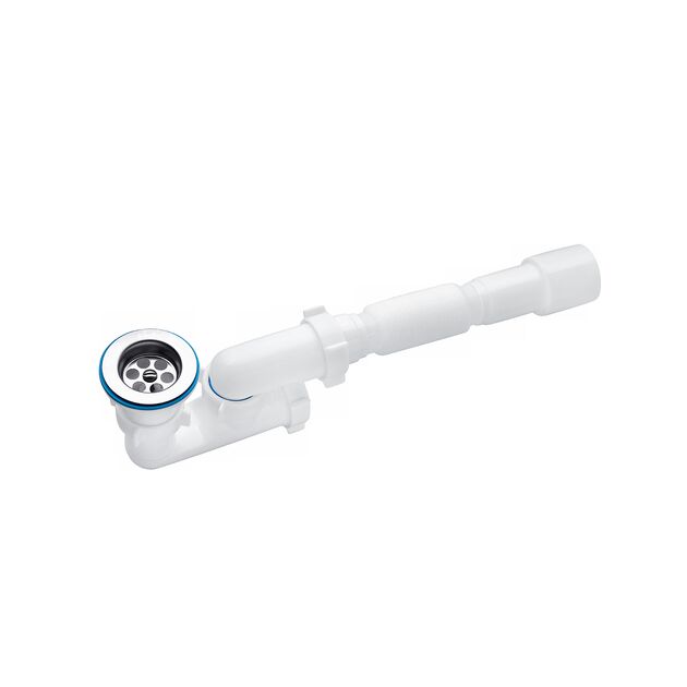 Сифон для душевого поддона ANIplast 1 1/2" с ревизией и трубой 40х40/50, фото , изображение 4 | SNABZHENIE.com.ua Сифон для душевого поддона ANIplast 1 1/2" с ревизией и трубой 40х40/50, фото , изображение 4 | SNABZHENIE.com.ua