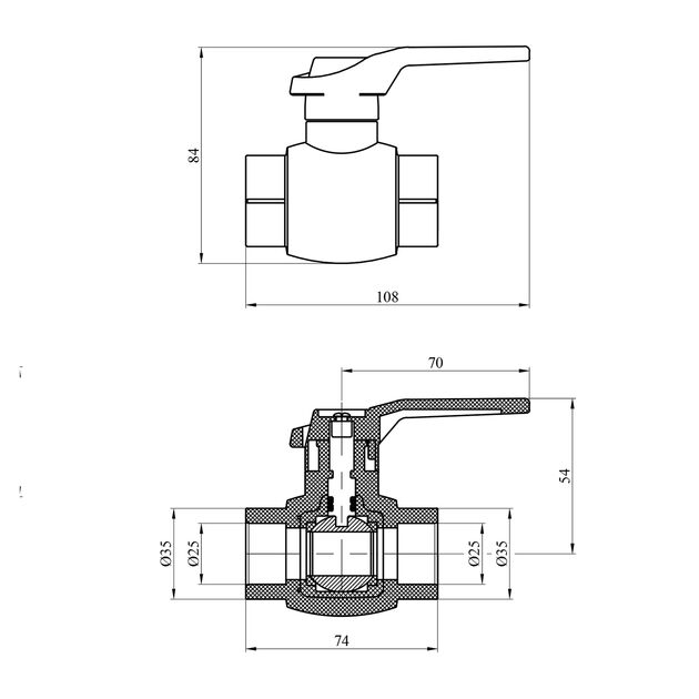 Шаровой кран PPR GrandiTherm 25 мм, фото , изображение 2 | SNABZHENIE.com.ua Шаровой кран PPR GrandiTherm 25 мм, фото , изображение 2 | SNABZHENIE.com.ua