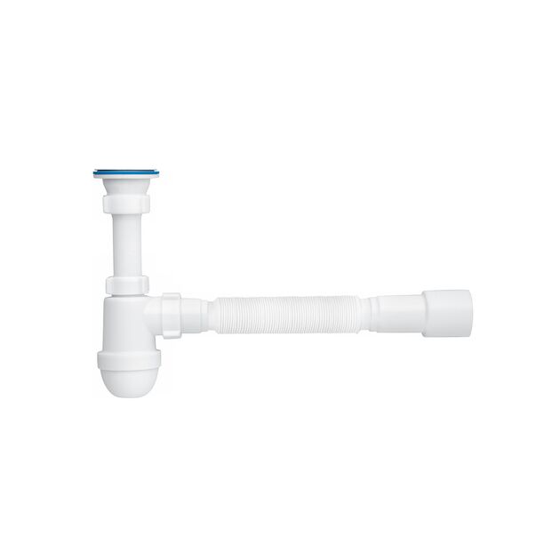 Сифон для раковины ANIplast с резьбовым выпуском и гибкой трубой, фото  | SNABZHENIE.com.ua Сифон для раковины ANIplast с резьбовым выпуском и гибкой трубой, фото  | SNABZHENIE.com.ua