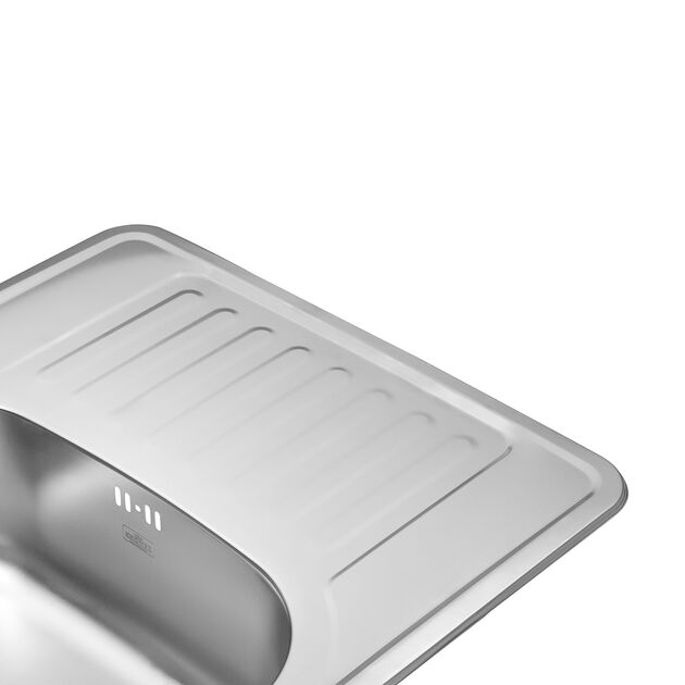 Кухонна мийка Kroner KRP Satin - 6350 (0,8 мм), фото , зображення 5 | SNABZHENIE.com.ua Кухонна мийка Kroner KRP Satin - 6350 (0,8 мм), фото , зображення 5 | SNABZHENIE.com.ua