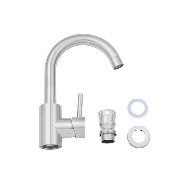 Смеситель для раковины Agua Acero INOX011, фото , изображение 9 | SNABZHENIE.com.ua Смеситель для раковины Agua Acero INOX011, фото , изображение 9 | SNABZHENIE.com.ua