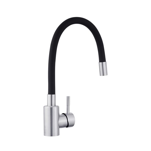 Смеситель для кухни Agua Acero с гибким изливом INOX035NS-1, фото , изображение 3 | SNABZHENIE.com.ua Смеситель для кухни Agua Acero с гибким изливом INOX035NS-1, фото , изображение 3 | SNABZHENIE.com.ua